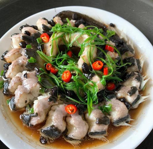 清蒸盤龍魚圖片