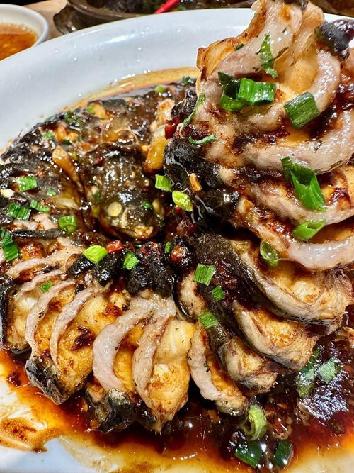 清蒸盤龍魚圖片