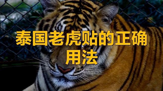 老虎膏的正確用法