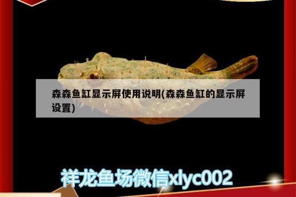 森森魚缸顯示屏使用說明（森森魚缸顯示屏定時功能設置方法如何調節魚缸顯示屏亮度）