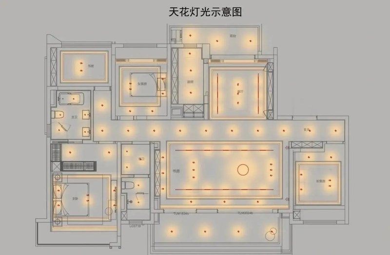 馬印燈擺放位置示意圖