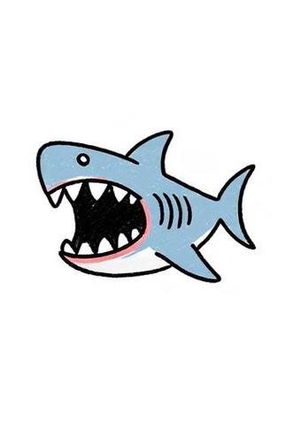 恐龍魚(yú)簡(jiǎn)筆畫圖片大全