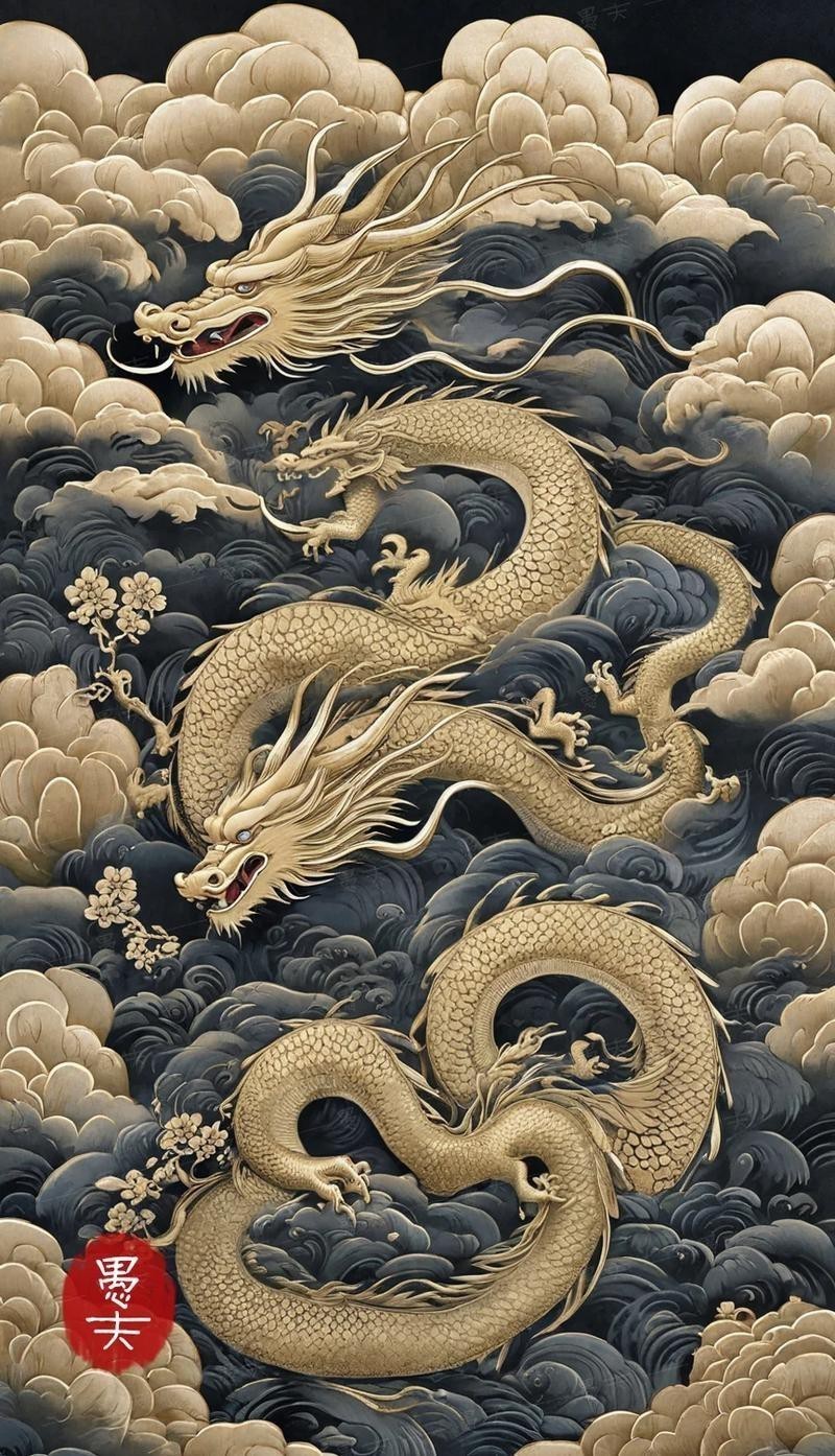 有哪些高清無版權的招財金龍壁紙？