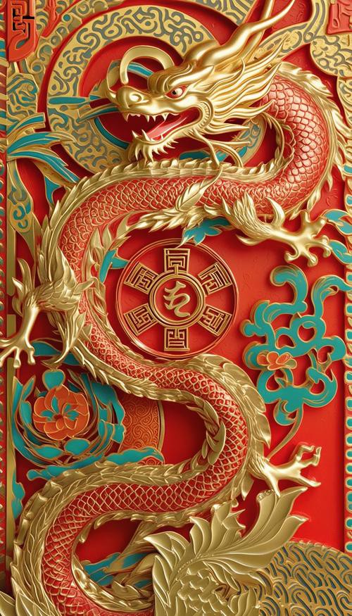有哪些高清無版權的招財金龍壁紙？