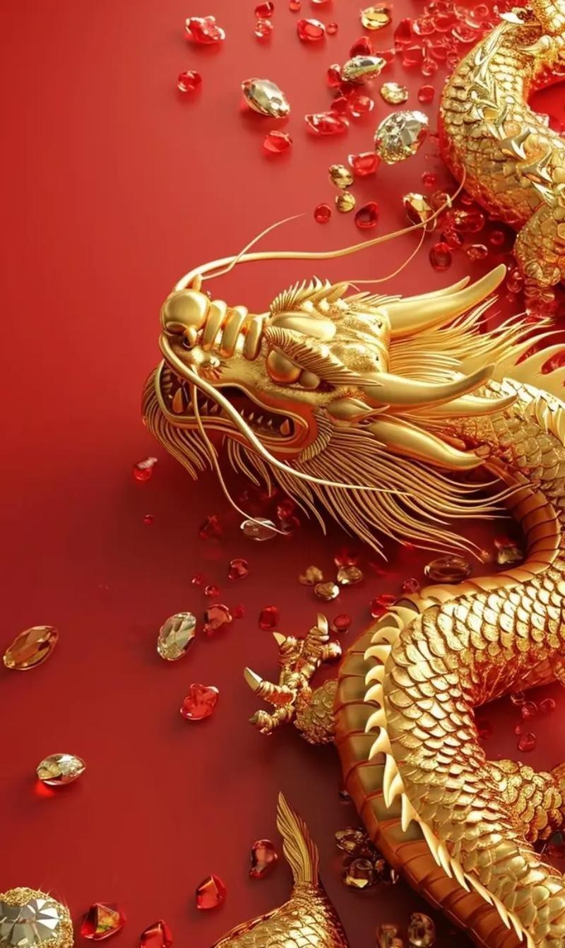有哪些高清無版權的招財金龍壁紙？